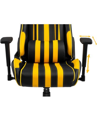 სათამაშო სავარძელი Yenkee YGC 100YW Hornet Gaming Chair - Yellow , 7 image - Primestore.ge