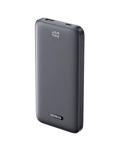 Portable charger UGREEN PB198 (60689), 10000mAh, USB-C, Type-c, USB-A, Power Bank, Gray