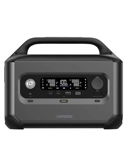 დამტენი სადგური UGREEN GS600 (15050) PowerRoam, 680Wh, USB-C, Type-c, USB-A, AC, Wifi, BT, Power Station, Black , 2 image - Primestore.ge