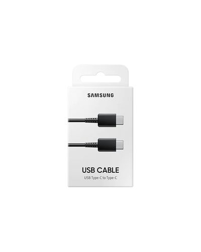 USB კაბელი Type-C  Samsung USB Type-C cable to USB Type-C (60 W) BLACK (EP-DA705BBRGRU) , 3 image - Primestore.ge