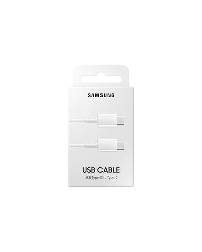 USB კაბელი Type-C  Samsung USB Type-C cable to USB Type-C (60 W) WHITE (EP-DA705BWRGRU) , 3 image - Primestore.ge