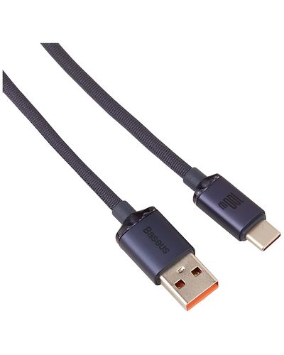 კაბელი Baseus Crystal Shine Series Fast Charging Data Cable USB to Type-C 100W 2m CAJY000501 , 2 image - Primestore.ge