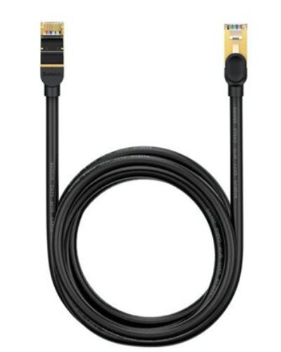 ქსელის კაბელი Baseus high Speed Seven types of RJ45 10 Gigabit network cable (round cable)2m WKJS010301 , 3 image - Primestore.ge