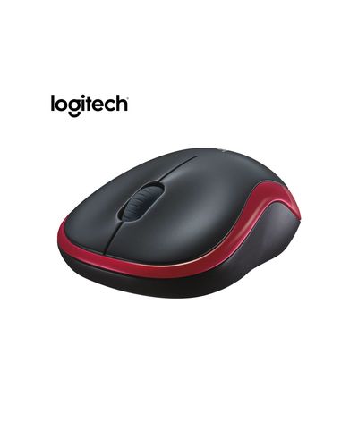 მაუსი Logitech M185 Wireless Mouse/Red , 4 image - Primestore.ge