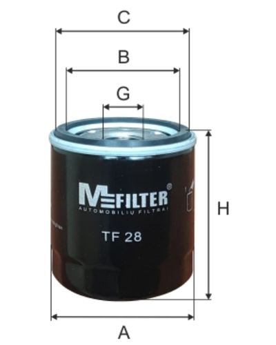 ზეთის ფილტრი MFILTER TF28 (OP621)  - Primestore.ge