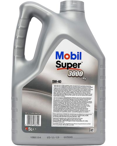 Oil MOBIL SUPER 3000 X1 5W40 5L, 4 image