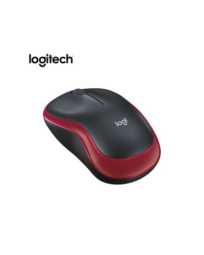 მაუსი Logitech M185 Wireless Mouse/Red , 2 image - Primestore.ge