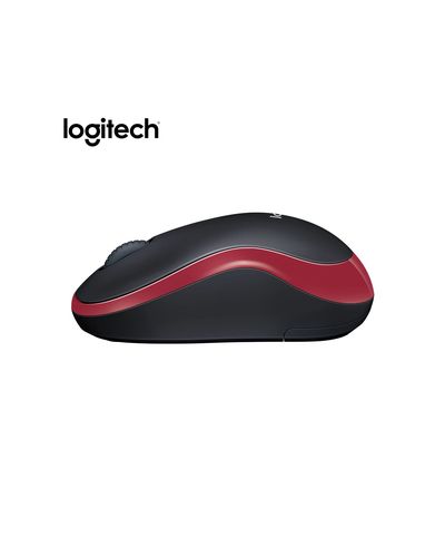მაუსი Logitech M185 Wireless Mouse/Red , 3 image - Primestore.ge