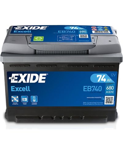 აკუმულატორი Exide EXCELL EB740 74 ა*ს R+  - Primestore.ge