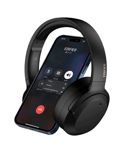 Headphone Edifier W820NB Plus, Headset, Wireless, Bluetooth, Black, 2 image