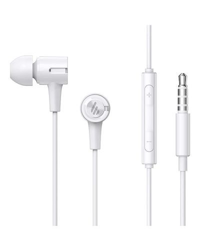ყურსასმენი Edifier P205, Headphones, Wired, 3.5mm, White  - Primestore.ge
