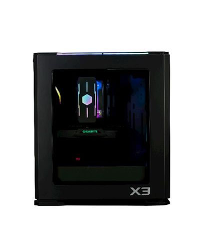 ქეისი Zalman X3 BLACK Case MidT, 2xUSB2.0, 2xUSB3.0, 4x120RGB, TG (side panel), without PSU Black , 2 image - Primestore.ge