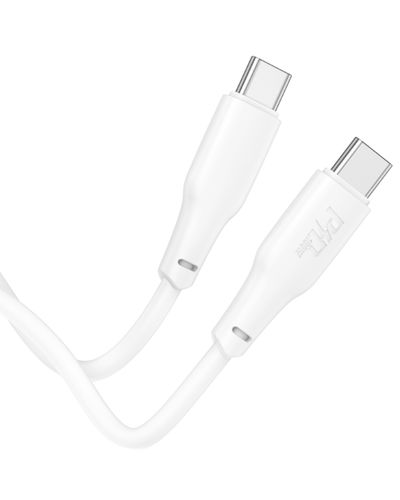 Cable Hoco X93 Force 60W charging data cable Type-C to Type-C(L=2M) White