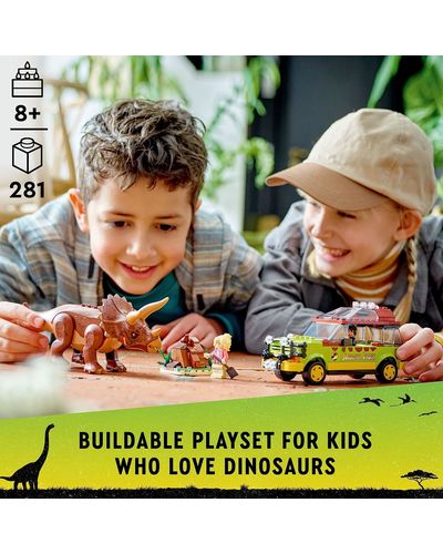ლეგო LEGO Jurassic World Triceratops Research , 3 image - Primestore.ge