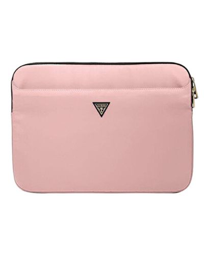 Notebook bag Guess Nylon Computer Sleeve with Metal Triangle Logo GUCS13NTML