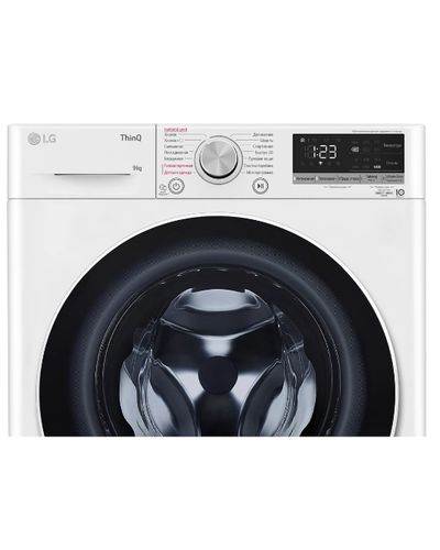 Washing machine LG F4V5VS0W.ABWPCOM-9 KG, 1400 RPM, 85X56X60, INVERTER, ARTIFICIAL INT, STEAM, White, 6 image