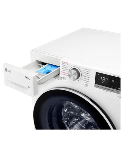 Washing machine LG F4V5VS0W.ABWPCOM-9 KG, 1400 RPM, 85X56X60, INVERTER, ARTIFICIAL INT, STEAM, White, 5 image