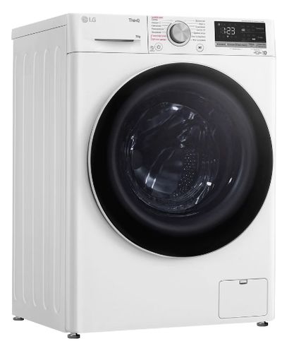 Washing machine LG F4V5VS0W.ABWPCOM-9 KG, 1400 RPM, 85X56X60, INVERTER, ARTIFICIAL INT, STEAM, White, 2 image