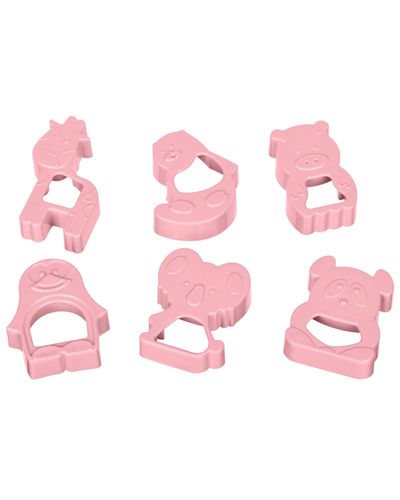 Baking tin ARDESTO Animals Biscuit Molds 6 pcs, pink