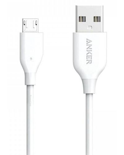 კაბელი ANKER - MICRO USB (3FT) WHITE A8132021  - Primestore.ge