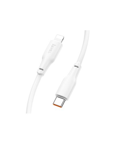 USB კაბელი Hoco X93 Force PD20W charging data cable Type-C to Lightning cable (1m) White , 2 image - Primestore.ge
