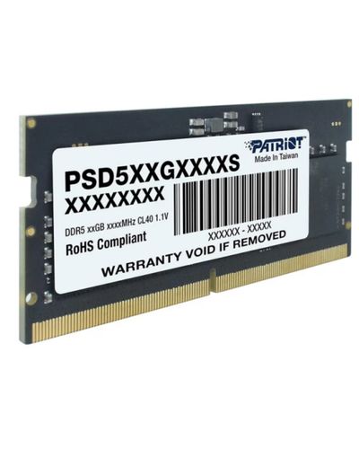 ოპერატიული მეხსიერება Patriot Signature DDR5 16GB 5600MHz SODIMM - PSD516G560081S , 2 image - Primestore.ge