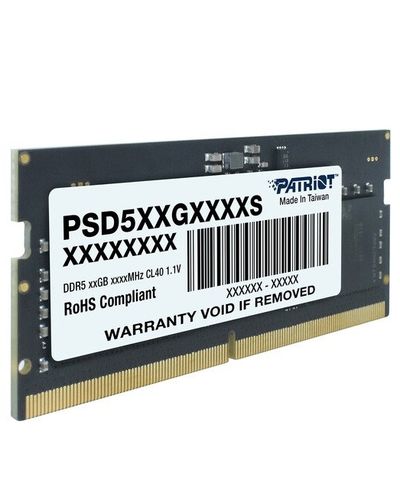 ოპერატიული მეხსიერება Patriot Signature DDR5 16GB 4800MHz SODIMM - PSD516G480081S , 2 image - Primestore.ge