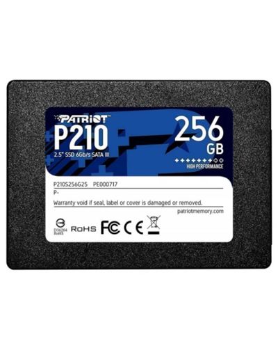მყარი დისკი Patriot P210 SSD 256GB SATA3 2.5 - P210S256G25  - Primestore.ge