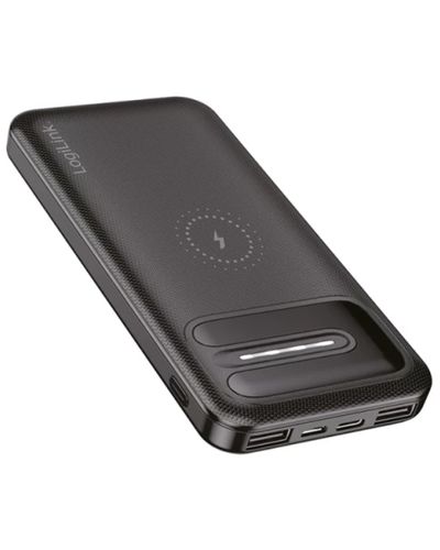 Portable charger Logilink PA0305 Power Bank 8000mAh Wireless Charging + 2x USB-A, 2 image