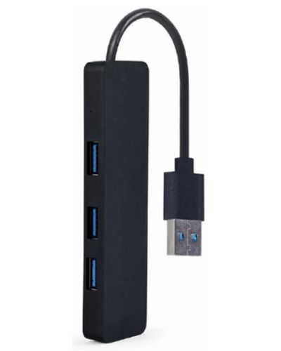 USB ჰაბი Gembird UHB-U3P4-04 4-port USB 3.1 (Gen 1) Hub Black , 2 image - Primestore.ge