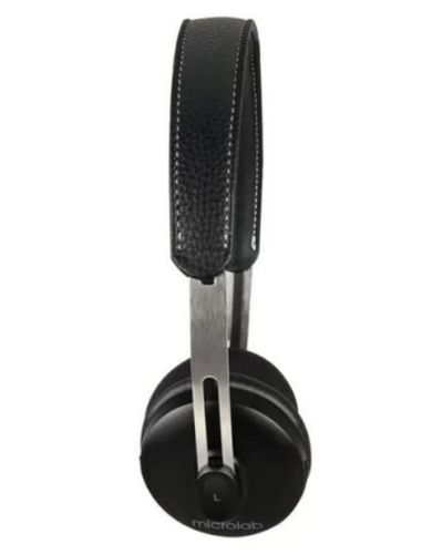 Headphone Microlab T3 Sports Stereo Bluetooth Headset Black, 3 image