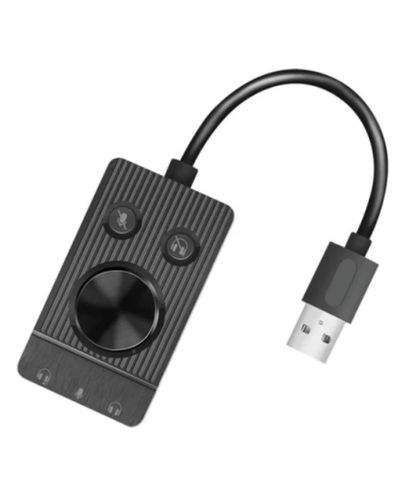 აუდიო ადაპტერი Logilink UA0397 USB 2.0 Audio Adapter With Volume Control 3x 3.5 mm/F Black , 2 image - Primestore.ge