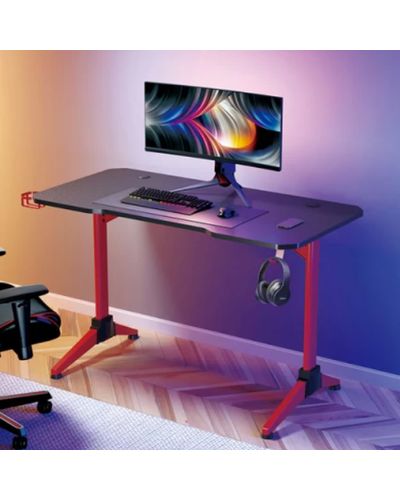 გეიმერული მაგიდა Logilink EO0042 Gaming desk with RGB lighting , 2 image - Primestore.ge