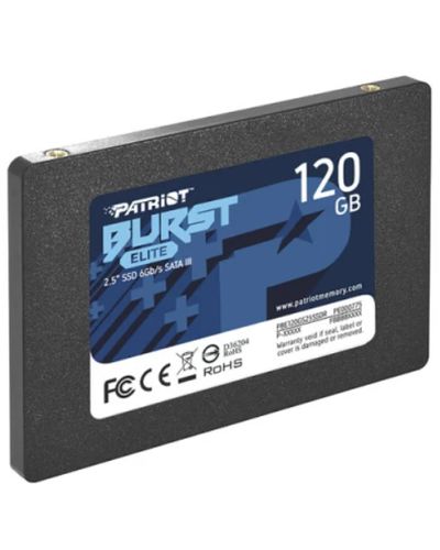 მყარი დისკი Patriot  BURST ELITE SSD 120GB SATA3 2.5 - PBE120GS25SSDR , 2 image - Primestore.ge