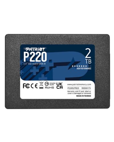 Hard drive Patriot P220 2TB SSD SATA 3 2.5" - P220S2TB25
