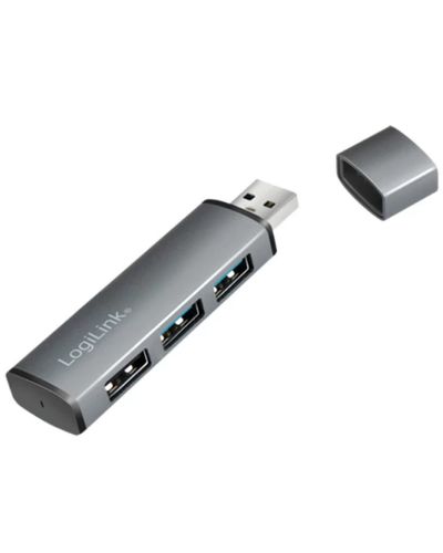 USB ჰაბი Logilink UA0395 USB 3.2 Gen2 3-port Hub with Aluminum Casing  - Primestore.ge