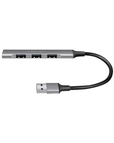 USB ჰაბი Logilink UA0391 USB3.0 4-port Slim Hub With Aluminum Casing , 3 image - Primestore.ge