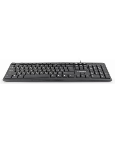 კლავიატურა Gembird KB-U-103-RU Standard keyboard USB RU layout black , 3 image - Primestore.ge