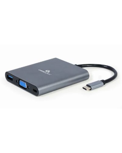 Adapter Gembird A-CM-COMBO6-01 USB Type-C 6-in-1 multi-port adapter, 2 image