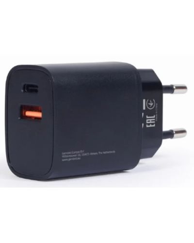 ადაპტერი Gembird TA-UQC3-03 USB Type-C fast charger 18 W Black  - Primestore.ge