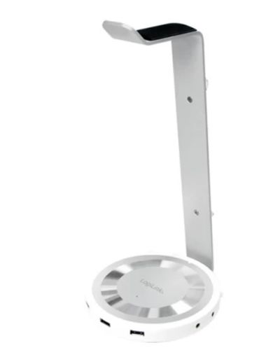 ყურსასმენის სადგამი Logilink UA0304 Aluminum Headset Stand Silver , 2 image - Primestore.ge