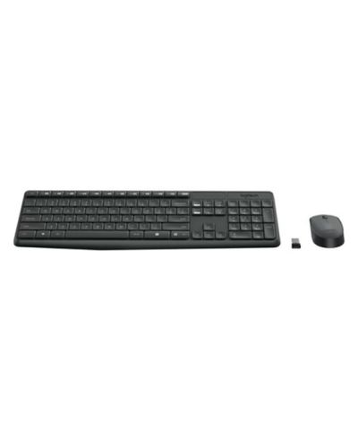 კლავიატურა-მაუსი Logitech MK235 Wireless Keyboard and Mouse Combo EN/RU Grey - 920-007948 , 2 image - Primestore.ge