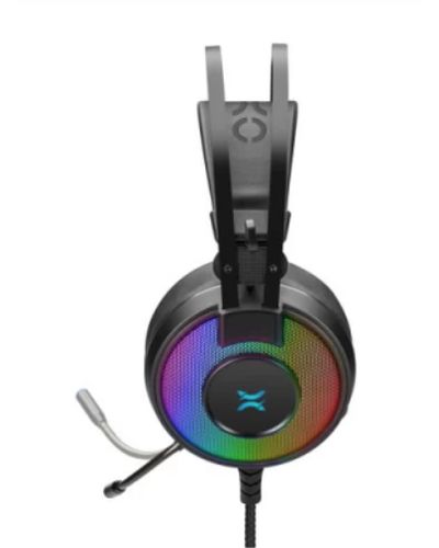 ყურსასმენი NOXO CYCLONE Rainbow illuminated Gaming Headset Black , 2 image - Primestore.ge