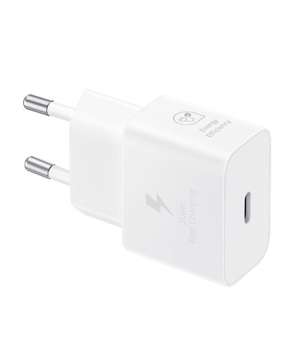 Adapter Samsung 25W EP-T2510 AC Charger Type-C (w/o cable) White (EP-T2510NWEGRU)