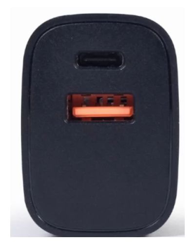Adapter Gembird TA-UQC3-03 USB Type-C fast charger 18 W Black, 3 image