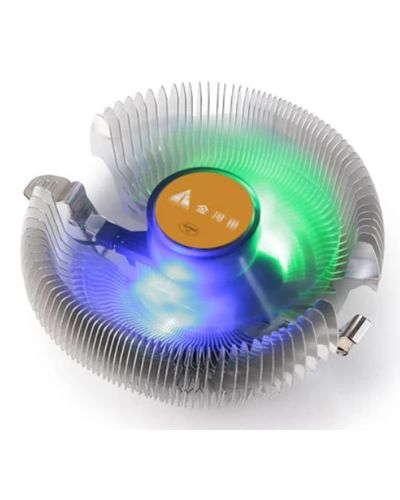 Cooler Golden Field C-T2 Colorful LED CPU Universal Cooler 90w, 2 image