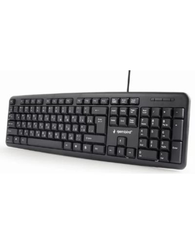 Keyboard Gembird KB-U-103-RU Standard keyboard USB RU layout black, 2 image
