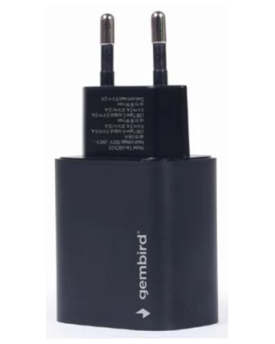 ადაპტერი Gembird TA-UQC3-03 USB Type-C fast charger 18 W Black , 4 image - Primestore.ge