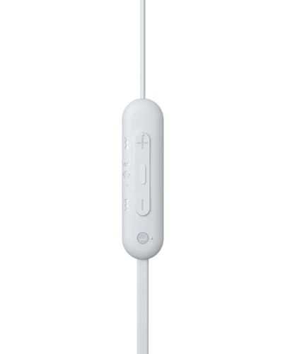 Headphone Sony WI-C100 Wireless In-ear Headphones - White, 3 image