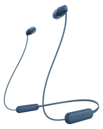 ყურსასმენი Sony WI-C100 Wireless In-ear Headphones - Blue  - Primestore.ge